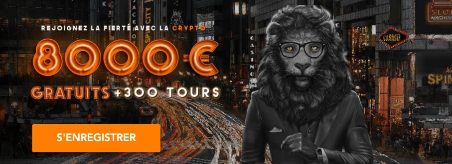 Bonus Crypto disponible sur l'application Le Roi Johnny